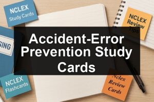 Accident-Error Prevention Study Cards