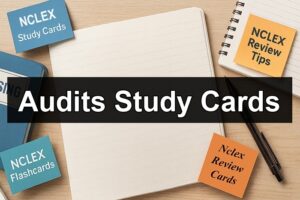 Audits Study Cards