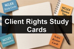 Client Rights Study Cards