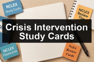 Crisis Intervention Study Cards