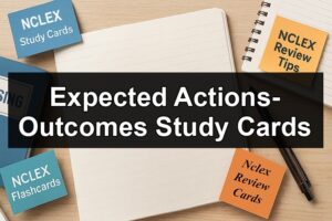 Expected Actions-Outcomes Study Cards