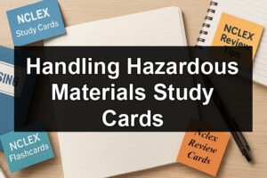 Handling Hazardous Materials Study Cards