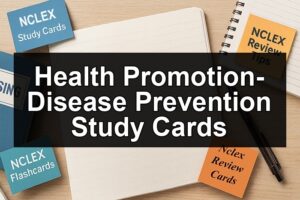 Health Promotion-Disease Prevention Study Cards