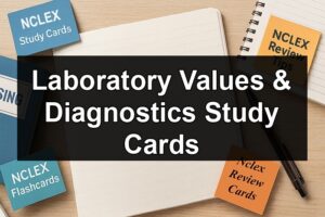 Laboratory Values & Diagnostics Study Cards