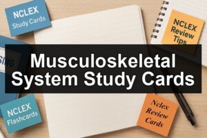 Musculoskeletal System Study Cards