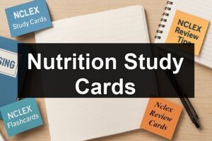 Nutrition Study Cards