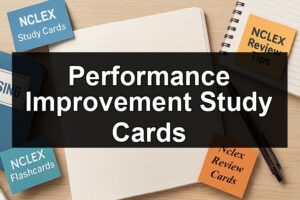 Performance Improvement Study Cards