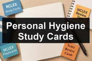 Personal Hygiene Study Cards