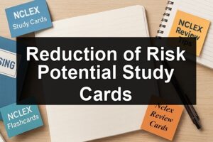 Reduction of Risk Potential Study Cards