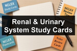 Renal & Urinary System Study Cards