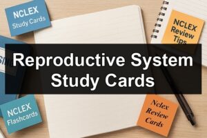 Reproductive System Study Cards