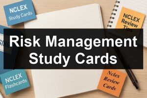 Risk Management Study Cards