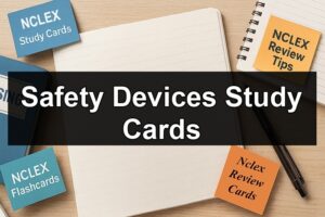 Safety Devices Study Cards