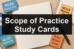 Scope of Practice Study Cards