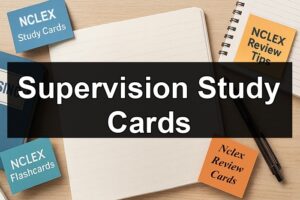 Supervision Study Cards
