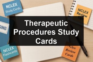 Therapeutic Procedures Study Cards