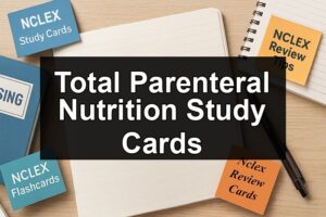 Total Parenteral Nutrition Study Cards