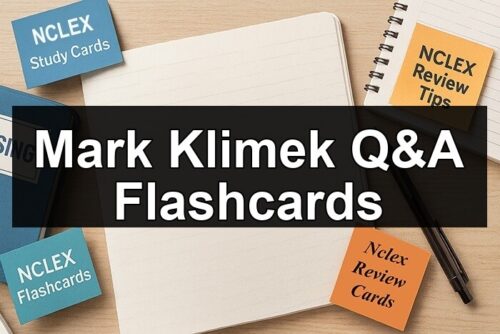 Mark Klimek Q&A Flashcards